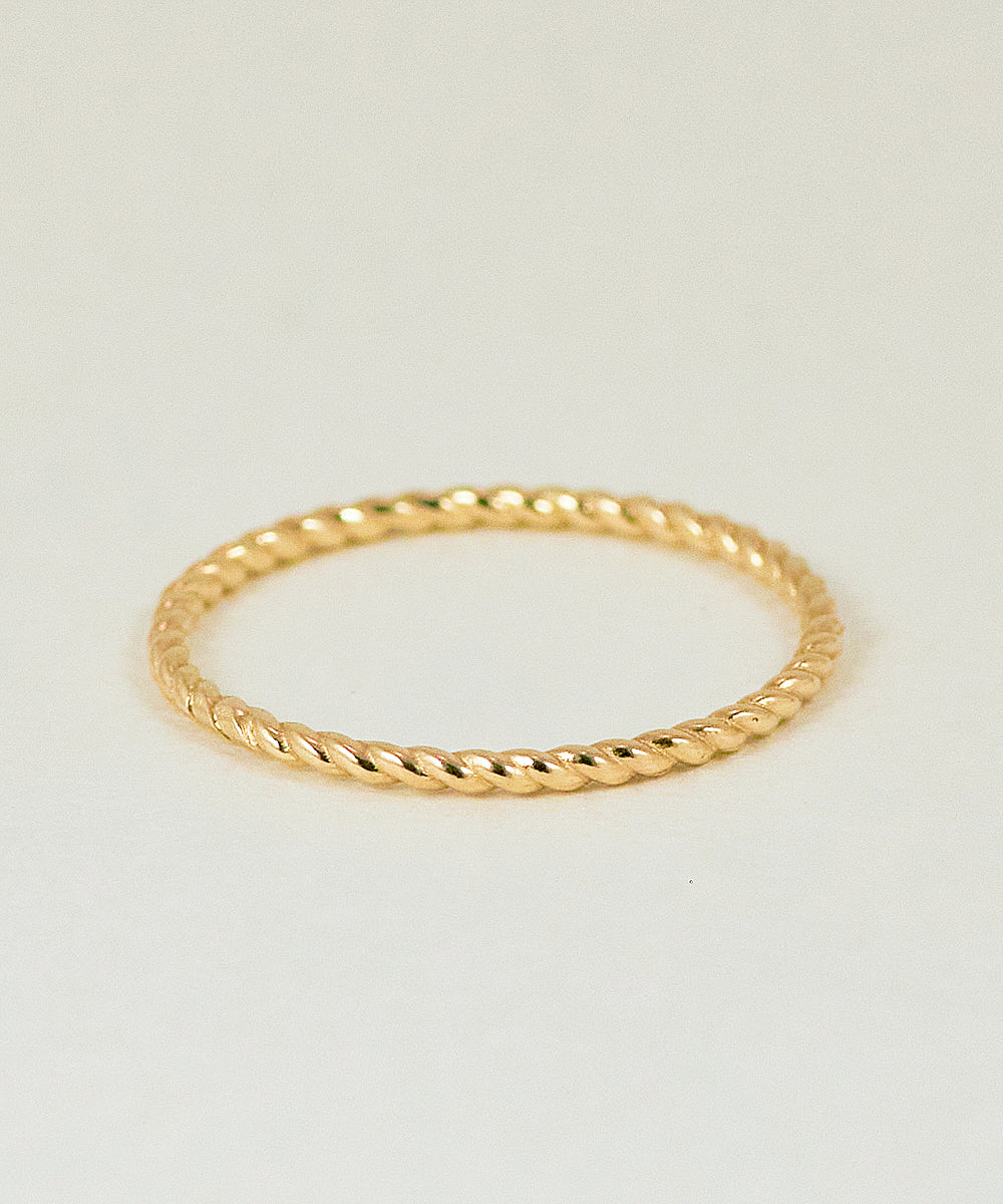 10K ROPE RING– Link & Chain Jewelry