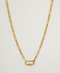 CARABINER NECKLACE GOLD