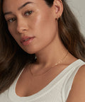 TWO TONE HOOP EARRINGS