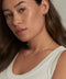 TWO TONE HOOP EARRINGS