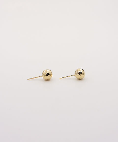 14 K FACET STUDS